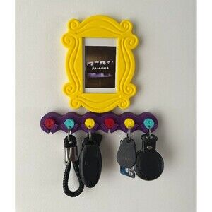 FRIENDS themed Polaroid display with key holder